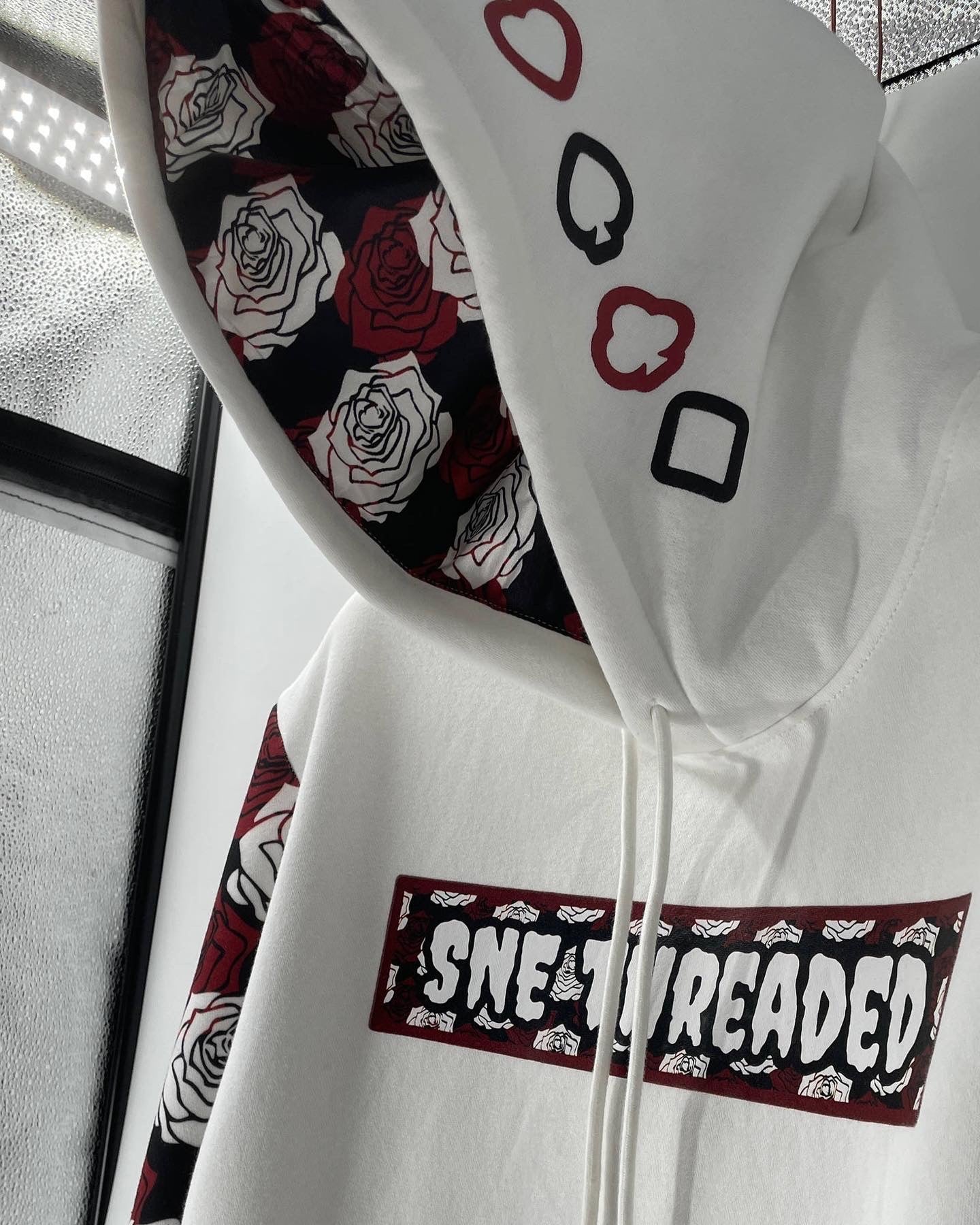 mindseeker Half zip ROSE graphic hoodie-